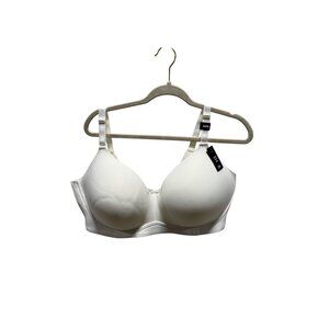 Torrid White Wire-Free Push-Up Plunge Bra Women Size 46DDD